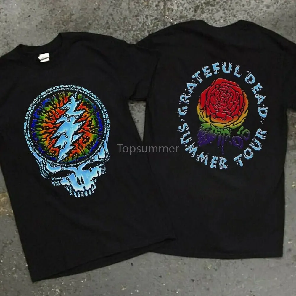 

Rare Vintage Grateful Dead 1995 30Th Anniversary Summer Tour T Shirt 90S Summer Tour Shirt Rock Band Shirt