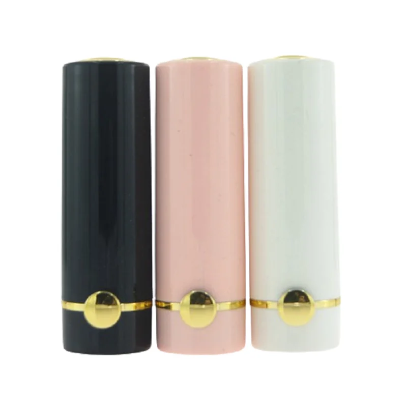 

10/25/50pcs Wholesale 3g Lip Rouge Bottle Containers Empty Cosmetic Round Shape Black Pink White Makeup Tool Chapstick Tubes