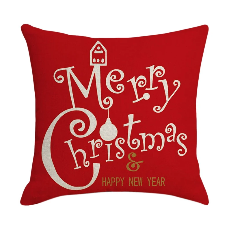 Christmas Brand-New Pillowcase Santa Square Home Decor Linen Pillow Cases Cushion Covers For Sofa Car Gift 45X45cm A
Christmas Brand-New Pillowcase Santa Square Home Decor Linen Pillow Cases Cushion Covers For Sofa Car Gift 45X45cm A