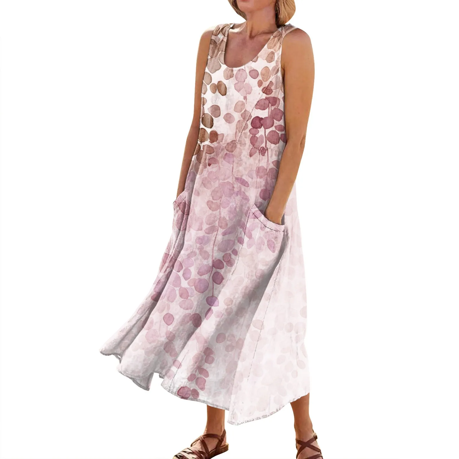 Korean Reviews Many Clothes Spring Unique Ankle-Length Women Frock O-Neck Sleeveless Summer Printed Female Dress Elegant Vestido
Korean Reviews Many Clothes Spring Unique Ankle-Length Women Frock O-Neck Sleeveless Summer Printed Female Dress Elegant Vestido