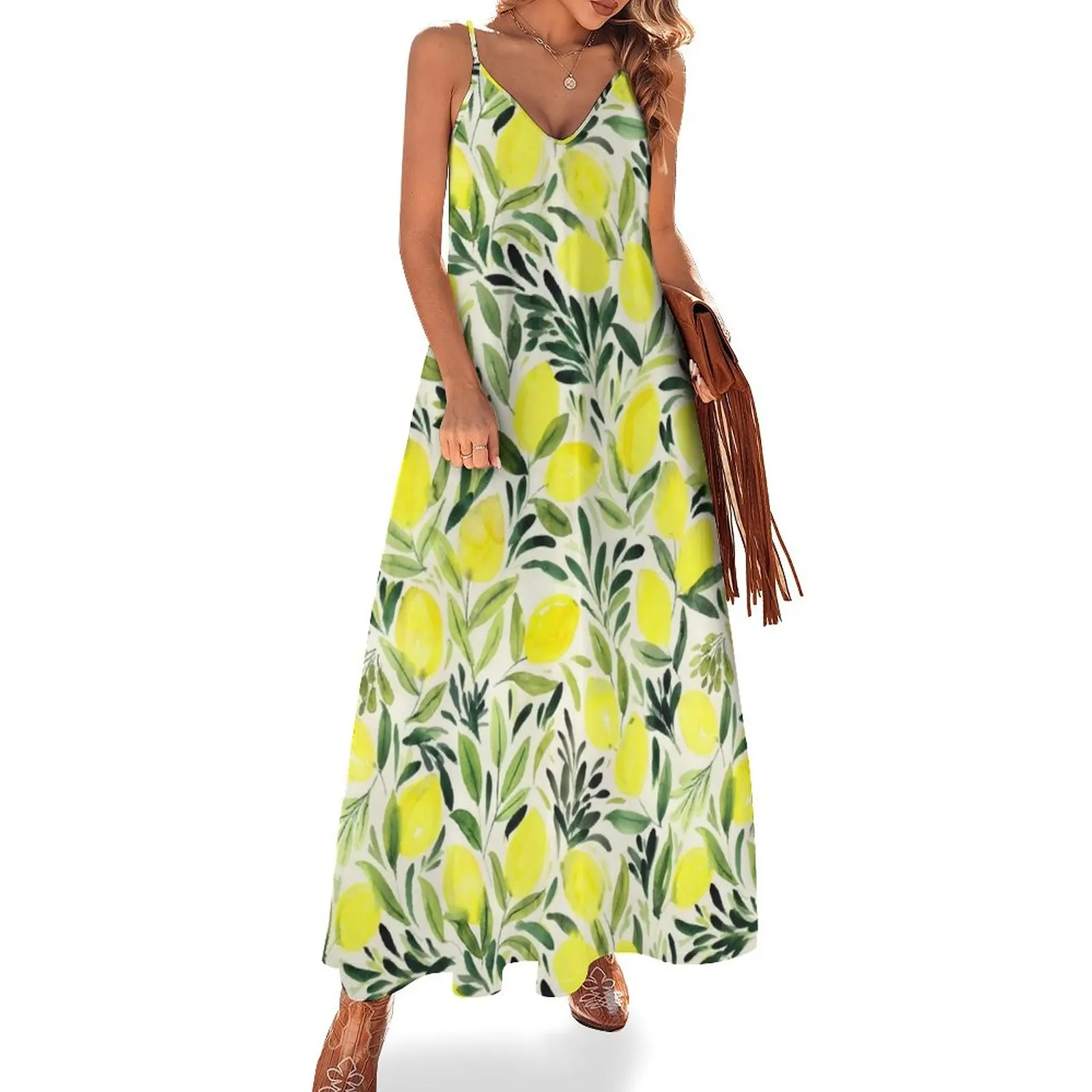 Lemons watercolor on creme white Sleeveless Dress summer outfits for women 2023 women's summer dresses 2023
Lemons watercolor on creme white Sleeveless Dress summer outfits for women 2023 women's summer dresses 2023