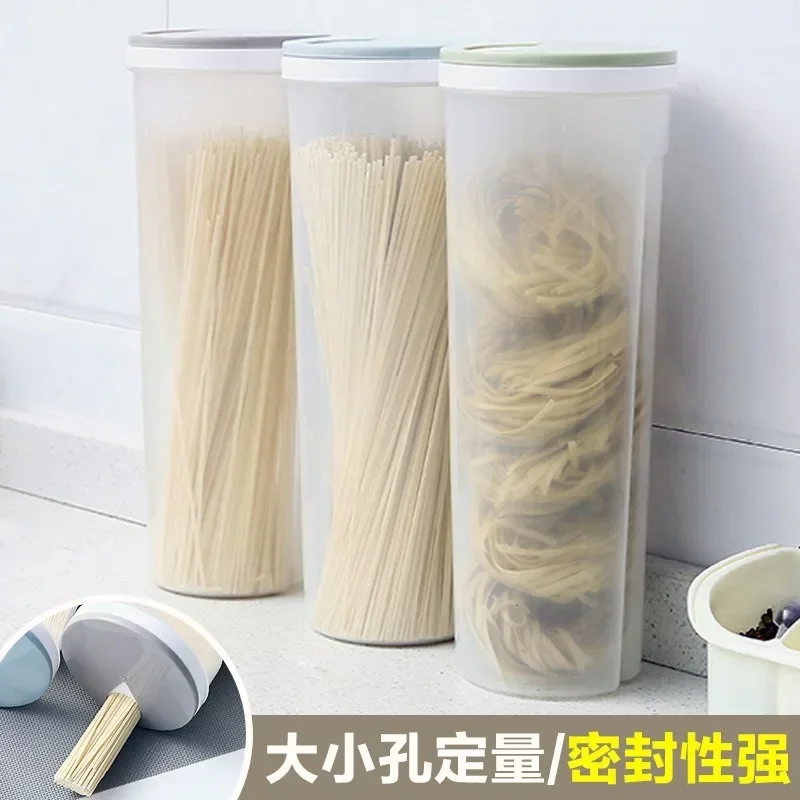 Kitchen Noodle Box Transparent Plastic Storage Tank Grain Storage Box Tank Storage Tank Sealed Crisper Box
Kitchen Noodle Box Transparent Plastic Storage Tank Grain Storage Box Tank Storage Tank Sealed Crisper Box