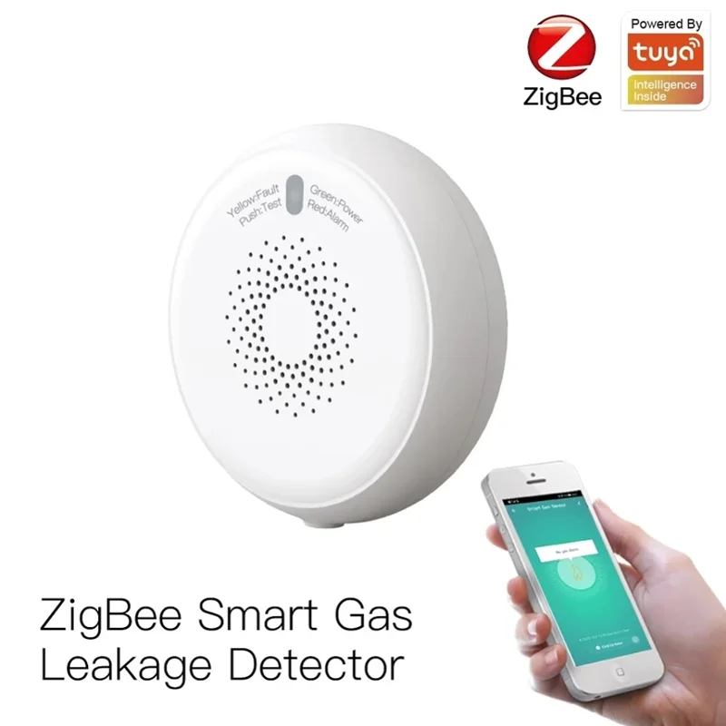 Умный детектор утечки газа Zigbee, датчик утечки природного газа, датчик пожарной безопасности, управление через приложение, датчик умного дома
Умный детектор утечки газа Zigbee, датчик утечки природного газа, датчик пожарной безопасности, управление через приложение, датчик умного дома