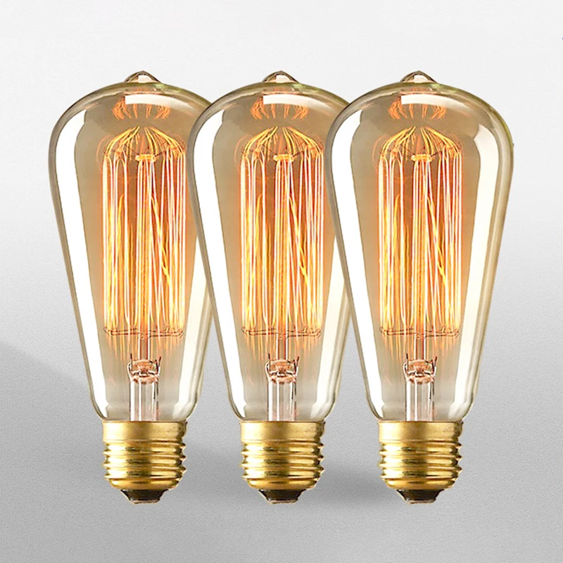 40W E27 220v LED Light Bulb Retro Yellow Light Bulb Coffee House Decor Industrial Style Lamp
40W E27 220v LED Light Bulb Retro Yellow Light Bulb Coffee House Decor Industrial Style Lamp