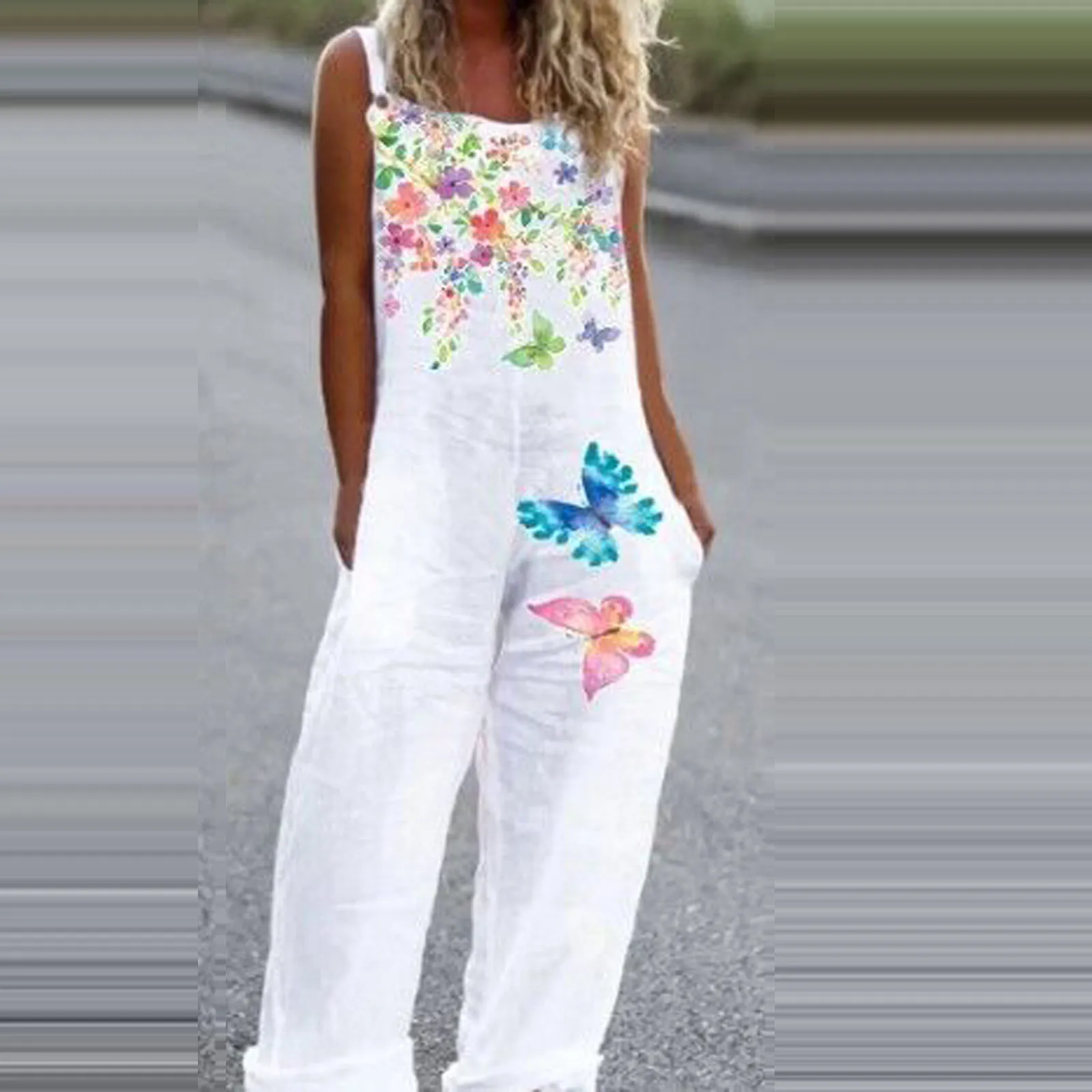 Elegant Women's Jumpsuit 2023 Summer Women's Fashion Bamboo Joint Cotton Printing Casual Loose Sling Halen Pants Streetwear
Elegant Women's Jumpsuit 2023 Summer Women's Fashion Bamboo Joint Cotton Printing Casual Loose Sling Halen Pants Streetwear