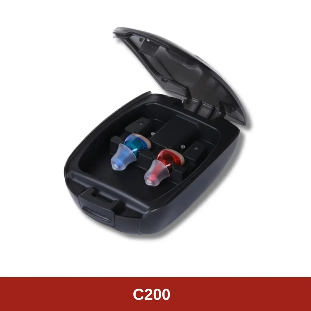 

C200 Intelligent New Style Hearing Aids Rechargeable Noise-Reduction Wide-Frequency Operation Elderly CIC
