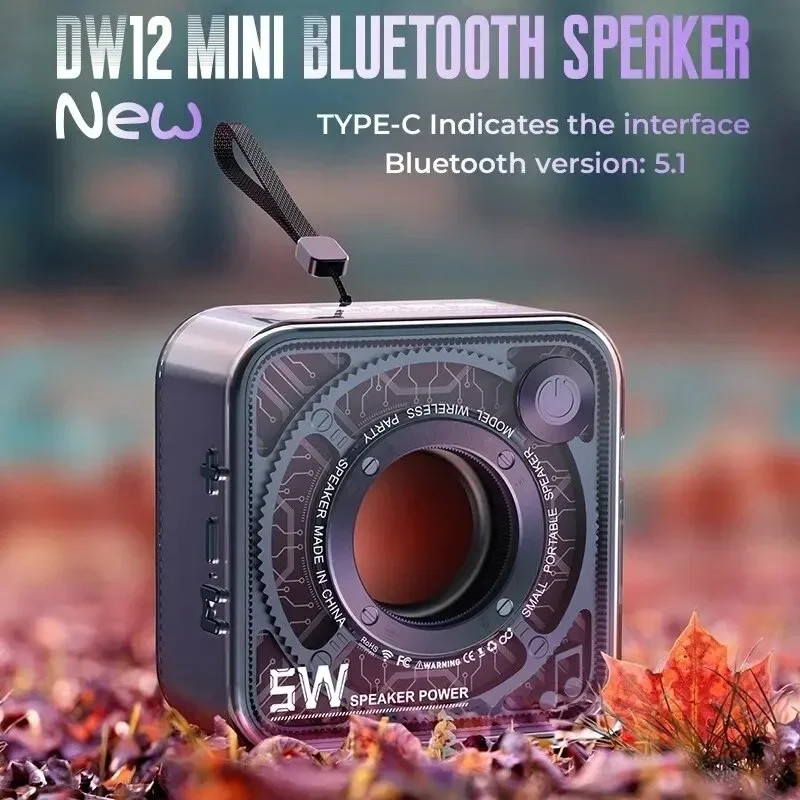 Transparent Bluetooth Mini Speaker Mecha Style Small Steel Cannon High-definition Call Outdoor Sports Portable Subwoofer Sound
Transparent Bluetooth Mini Speaker Mecha Style Small Steel Cannon High-definition Call Outdoor Sports Portable Subwoofer Sound