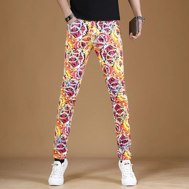 New arrive light luxury men’s colorful jeans pants,Trendy Korea style slim pants,Full print street pants,Cool casual jeans men;
New arrive light luxury men’s colorful jeans pants,Trendy Korea style slim pants,Full print street pants,Cool casual jeans men;