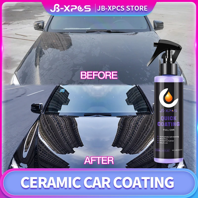 Ceramic Car Coating High-Gloss Shine Spray Waterproof Nano Liquid Glass Auto Paint Care Hydrophobic Agent Wax Car Care JB 12
Ceramic Car Coating High-Gloss Shine Spray Waterproof Nano Liquid Glass Auto Paint Care Hydrophobic Agent Wax Car Care JB 12