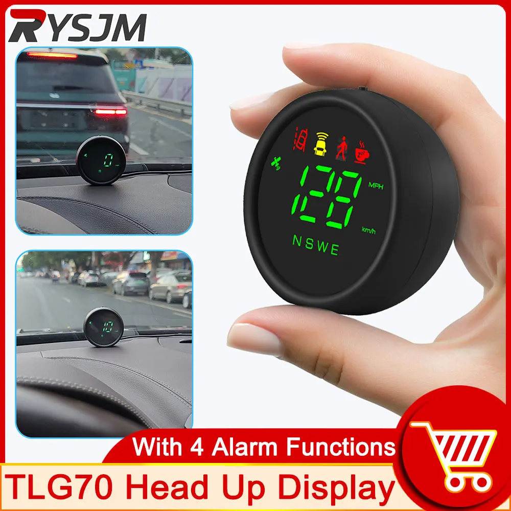 

TLG70 Head-Up Display HUD Speedometer + Car Dash Cam Wide Angle Dash Camera DVR ADAS Dashcam Android DVR Auto Recorder