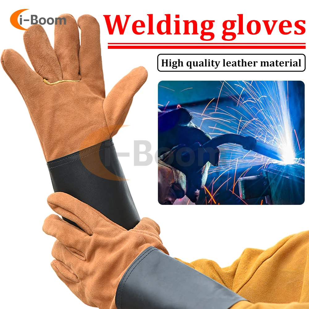 Extended Welding Gloves Thermal insulation wear-resistant Foam Neck Welder's Welding Gloves Labor Gloves
Extended Welding Gloves Thermal insulation wear-resistant Foam Neck Welder's Welding Gloves Labor Gloves