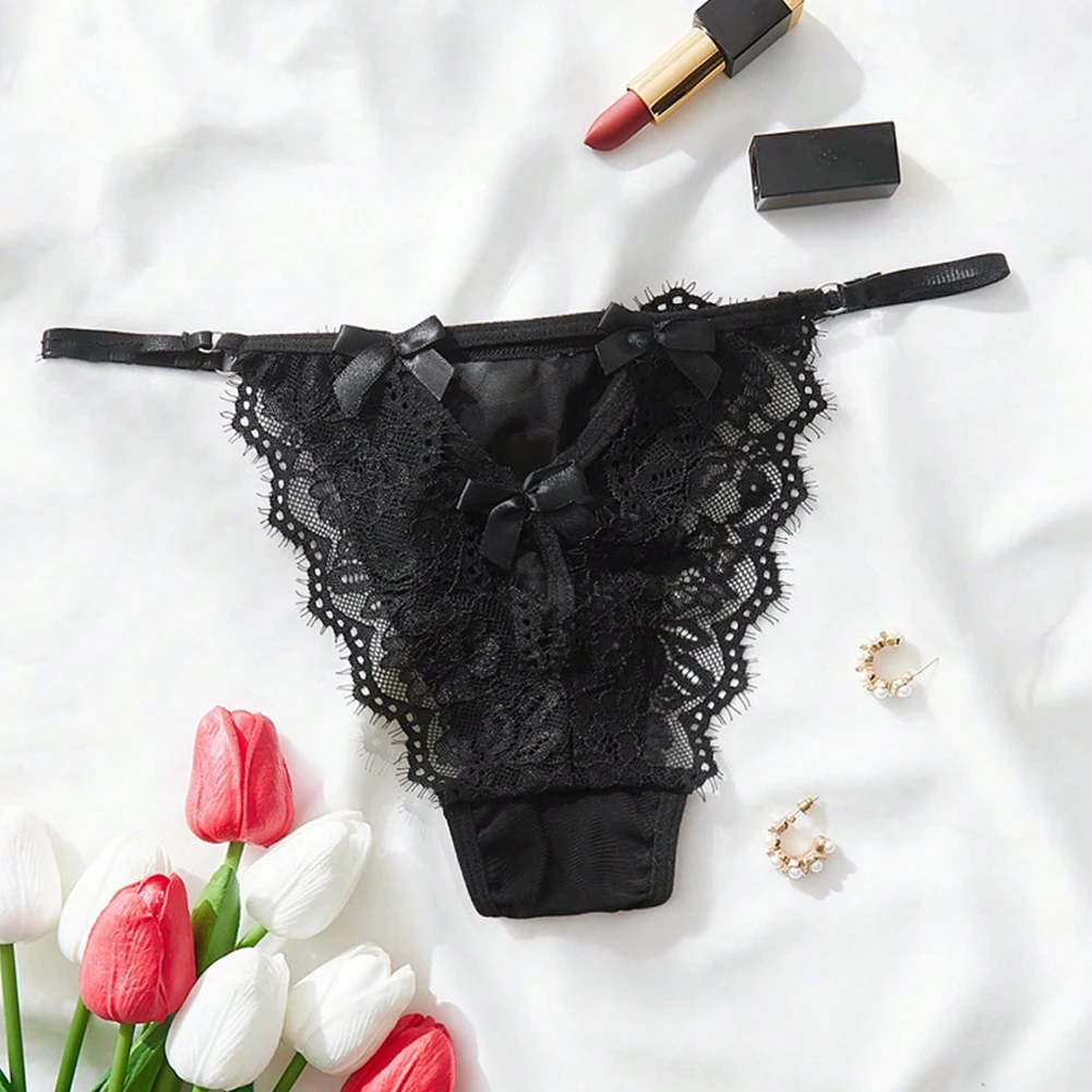 G-string Thongs Women Lace Bow Briefs Low Waist Underpants Ladies Sexy Underwear See Through Panties Female Soft Lingerie
G-string Thongs Women Lace Bow Briefs Low Waist Underpants Ladies Sexy Underwear See Through Panties Female Soft Lingerie