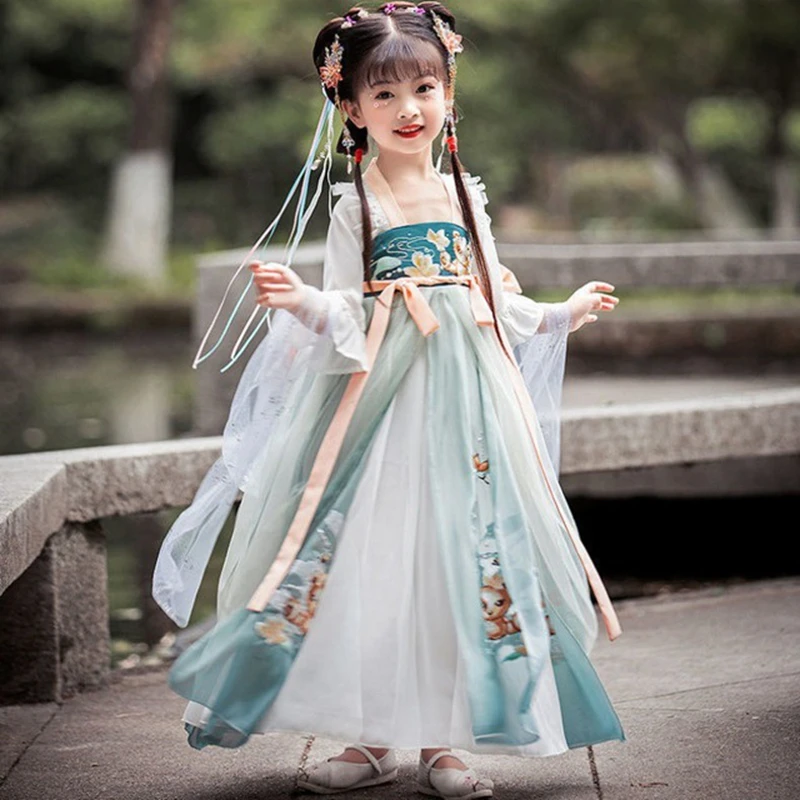 Children's Hanfu Girls' Ancient Clothes Dress Kids Clothes Summer Autumn Skirt Dress Little Girl 2022 Kids Hanfu Chinese Dress
Children's Hanfu Girls' Ancient Clothes Dress Kids Clothes Summer Autumn Skirt Dress Little Girl 2022 Kids Hanfu Chinese Dress