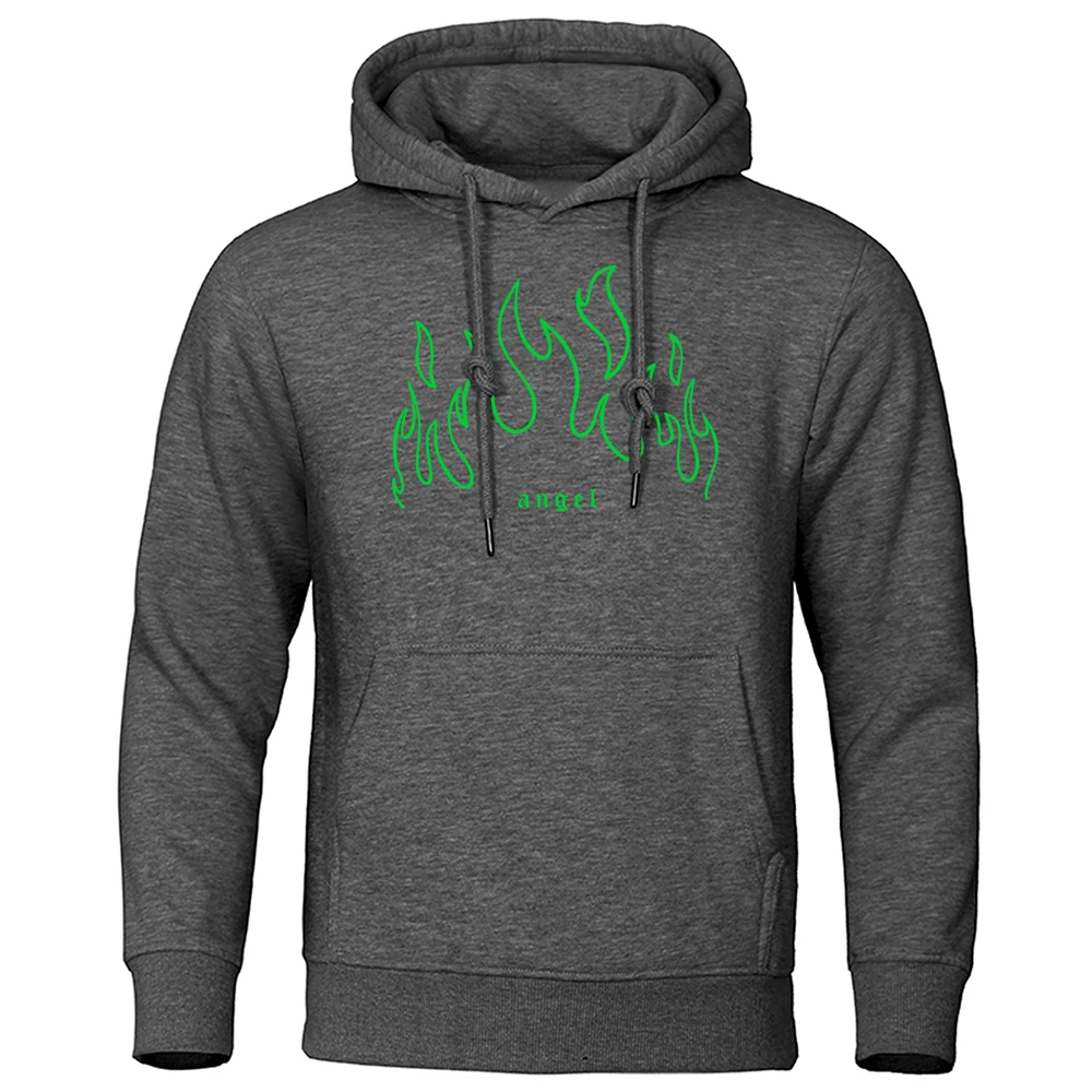 Angel Green Fire Printed Men'S Clothes Fashion All-Match Streetwear Vintage Harajuku Hoodie All-Match Oversized Hoodies Male
Angel Green Fire Printed Men'S Clothes Fashion All-Match Streetwear Vintage Harajuku Hoodie All-Match Oversized Hoodies Male