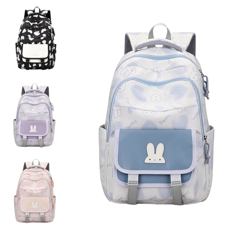 Simple Rabbit, Large Capacity Children's Student Schoolbag Cute Backpack for Middle School Students, Outdoor Leisure Bag
Simple Rabbit, Large Capacity Children's Student Schoolbag Cute Backpack for Middle School Students, Outdoor Leisure Bag