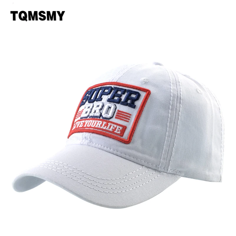 

TQMSMY Fashion Dad Hat For Men Four Season White Baseball Cap Women Outdoor Cotton Bone Casquette Snapback Golf Visor Hat E270
