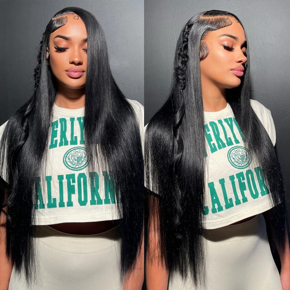 30 inch Straight Lace Frontal Human Hair Wig 13X4 HD Lace Frontal Wigs Straight Human Hair Wig 180% Density Glueless Wig
30 inch Straight Lace Frontal Human Hair Wig 13X4 HD Lace Frontal Wigs Straight Human Hair Wig 180% Density Glueless Wig