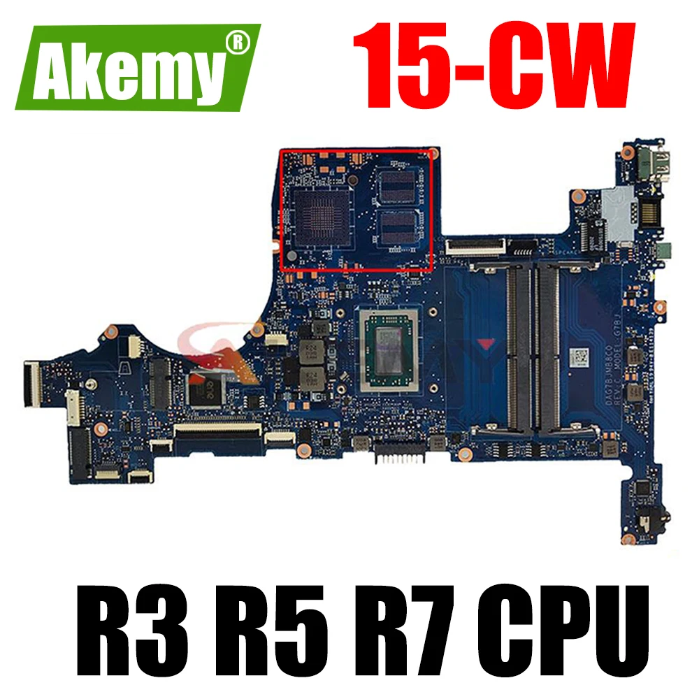 Новинка материнская плата для ноутбука HP 15-CW R3 R5 R7 AMD CPU DDR4 G7BJ DAG7BJMB8C0 DAG7BFMB8D0 |