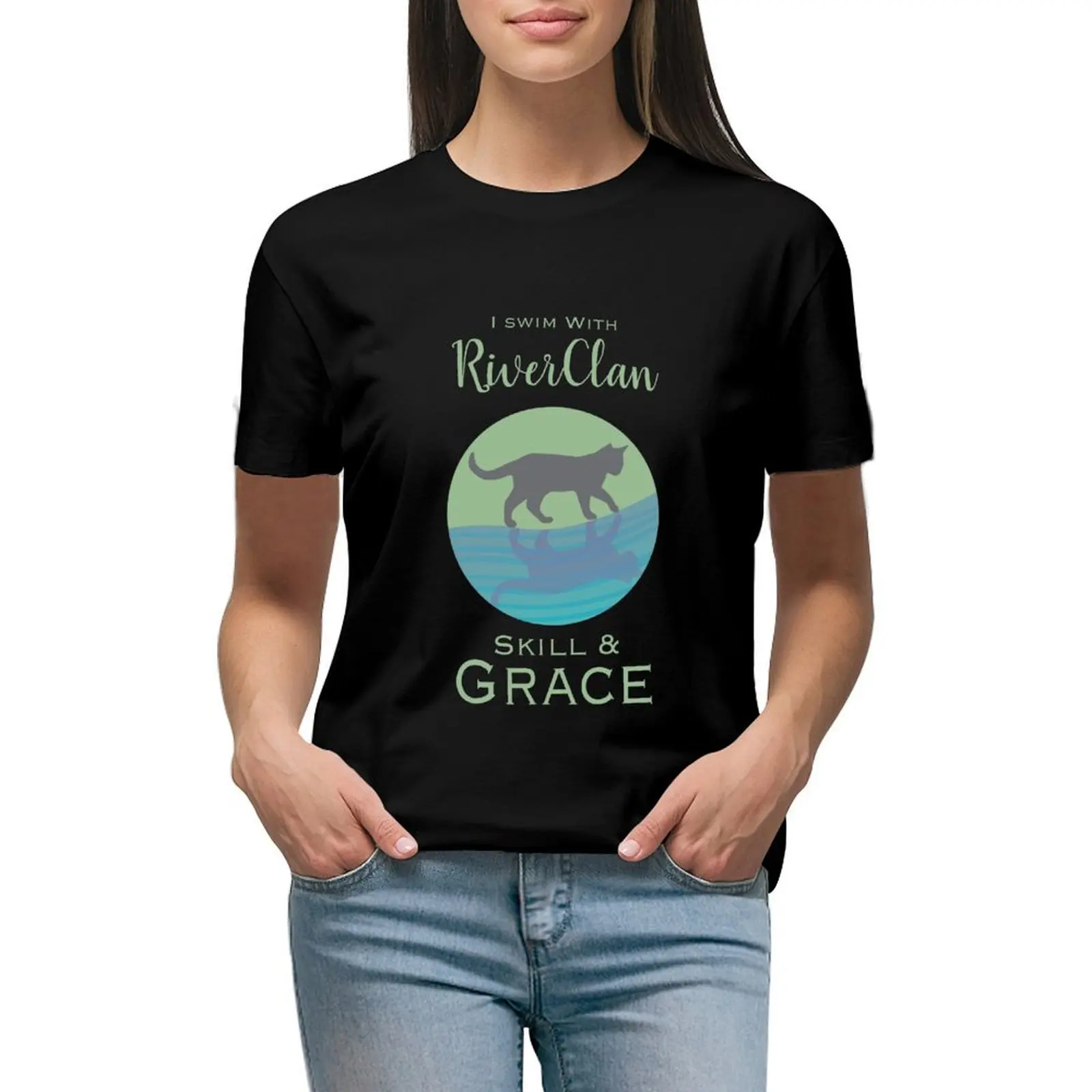 RiverClan Pride T-Shirt animal prinfor Blouse female shirts graphic tees clothes for woman
RiverClan Pride T-Shirt animal prinfor Blouse female shirts graphic tees clothes for woman
