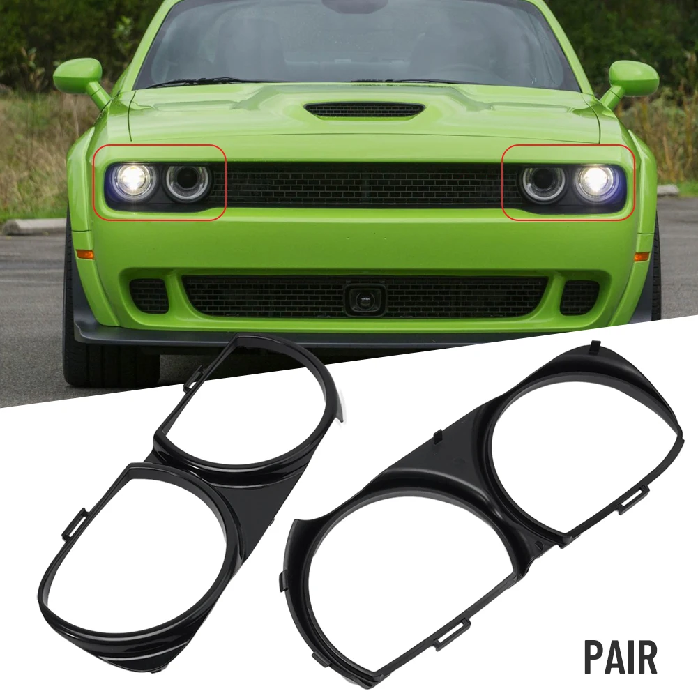 2x Front Headlight Lamp Bezel Trim Left+Right For Dodge For Challenger 2015-2019 Gloss Black ABS Exterior Parts Lamp Hoods
2x Front Headlight Lamp Bezel Trim Left+Right For Dodge For Challenger 2015-2019 Gloss Black ABS Exterior Parts Lamp Hoods