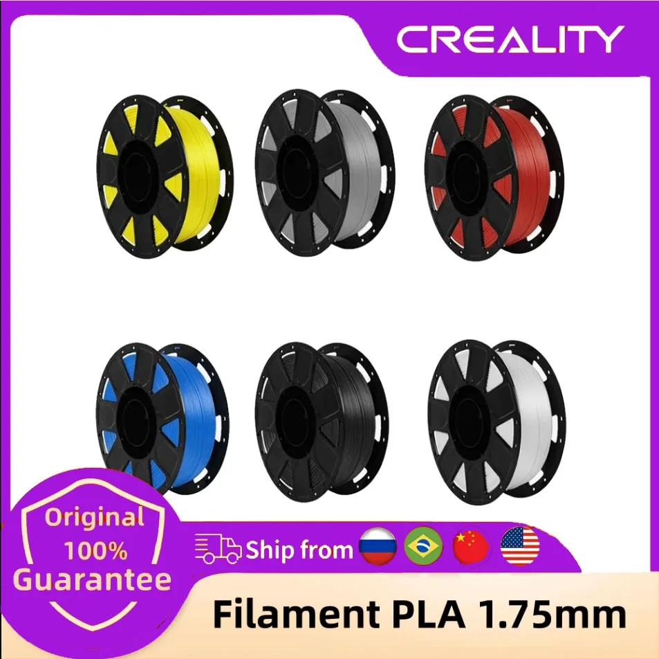 

Creality 3D Printer Filament PLA Filament 1.75mm Bundle for Ender 3/Ender 3 V2/Ender 3 Pro/Ender 3 Max/Ender 5 Series/CR 10