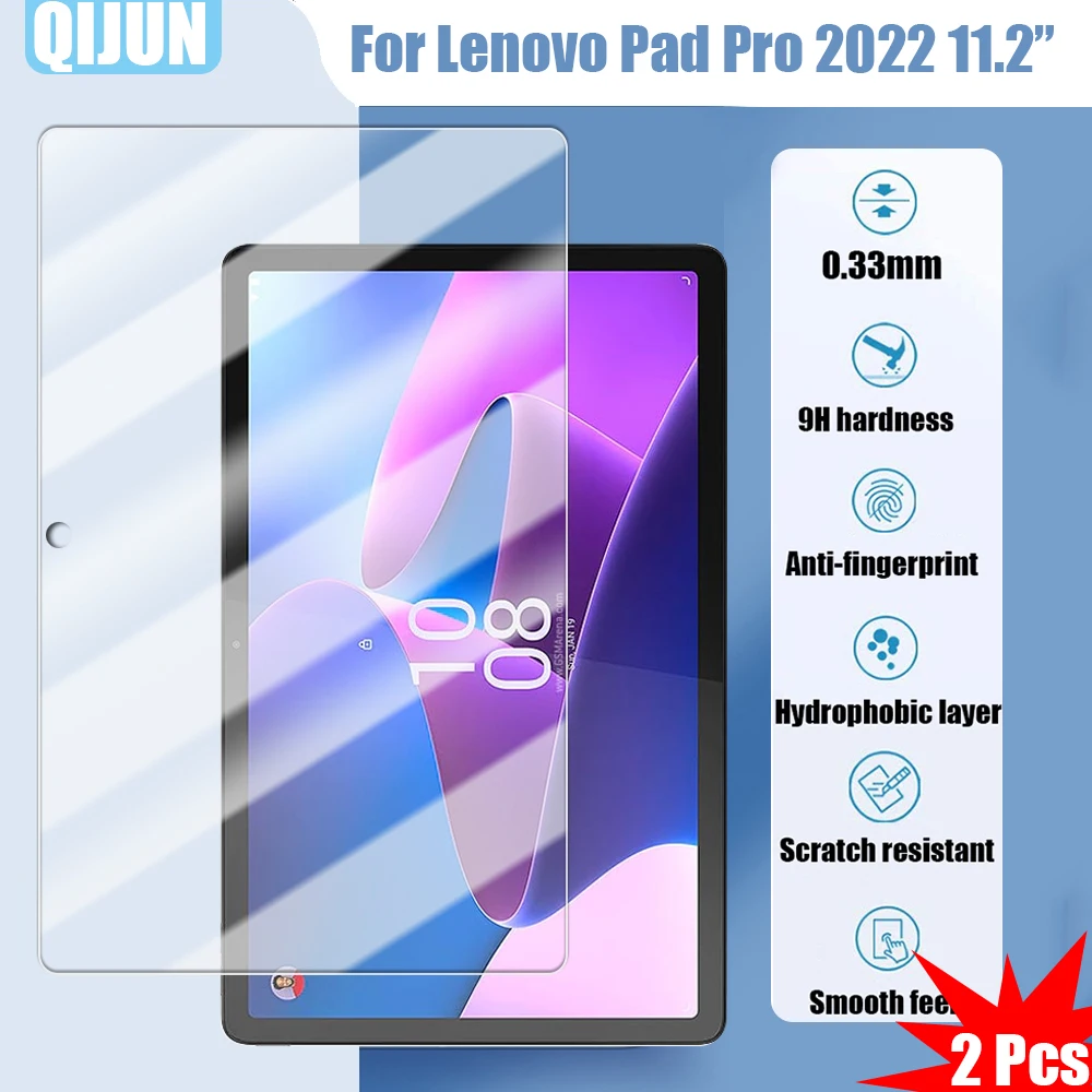 

Tablet glass for Lenovo Tab Pad Pro 11.2" 2022 Gen2 Tempered film Explosion proof and scratch resistant waterpr 2 Pcs Xiaoxin