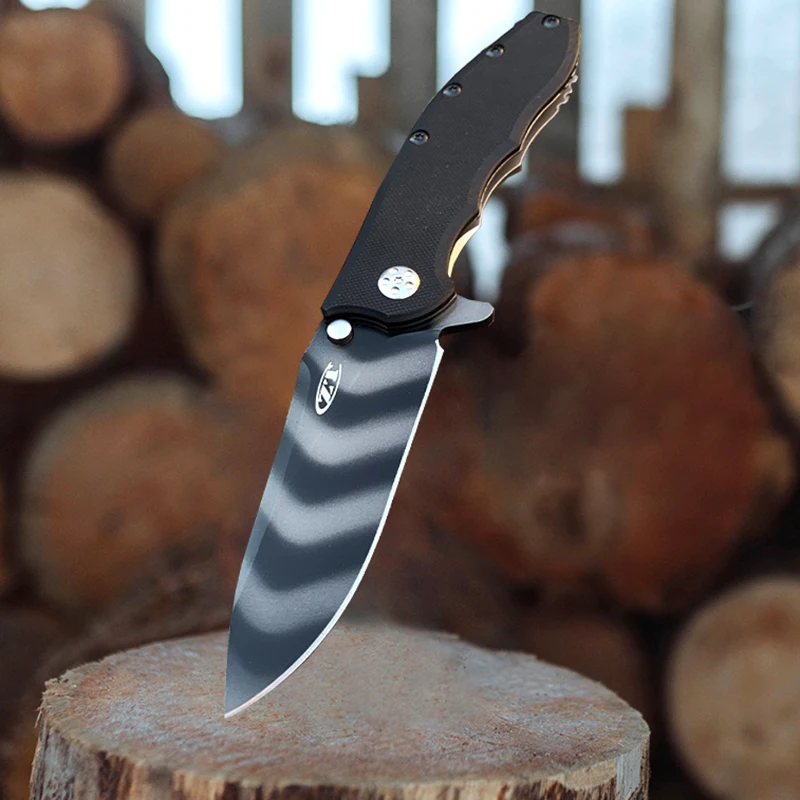 Нож с подшипником ZT0562, охотничьи инструменты для выживания, тигровый узор, титановое лезвие ELMAX, рукоятка G10, карманный складной нож
Нож с подшипником ZT0562, охотничьи инструменты для выживания, тигровый узор, титановое лезвие ELMAX, рукоятка G10, карманный складной нож