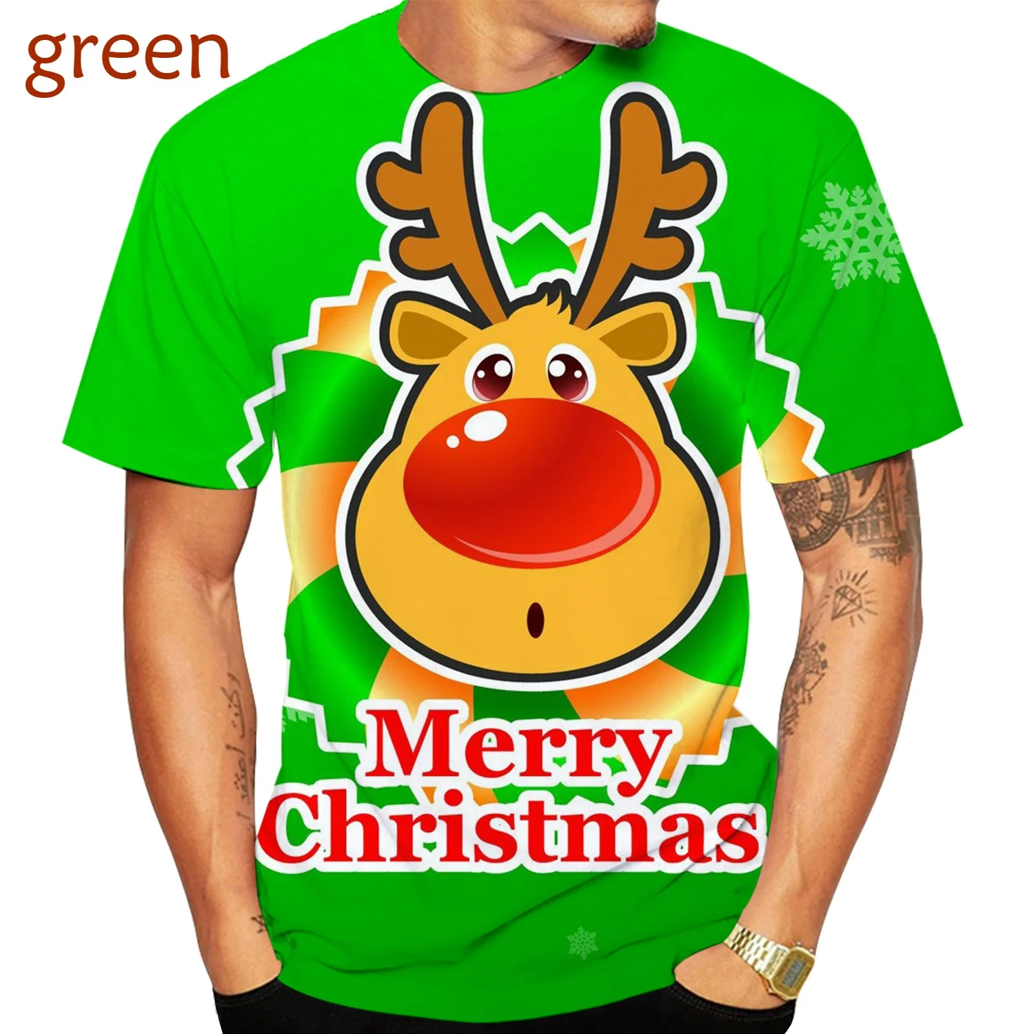 New Fashion Creative 3d Digital Print Men T-shirt Christmas Funny T Shirts Unisex Clothes XS-5XL
New Fashion Creative 3d Digital Print Men T-shirt Christmas Funny T Shirts Unisex Clothes XS-5XL