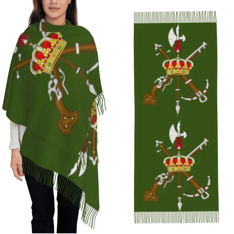 Spanish Legion Womens Winter Fall Pashmina Wrap Spain Army Long Shawl Scarf For Evening Dress
Spanish Legion Womens Winter Fall Pashmina Wrap Spain Army Long Shawl Scarf For Evening Dress