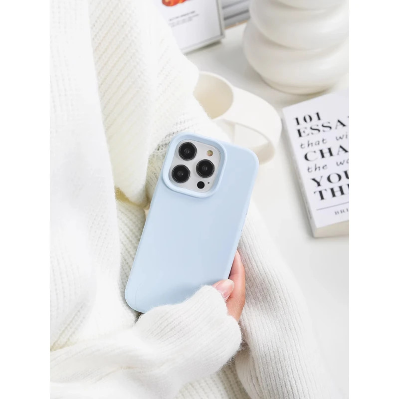 Liquid Silicone Phone Case Sky Blue Shockproof Soft iPhone Protection Case for iPhone 12 13 14 Pro Max Cover Accessories
Liquid Silicone Phone Case Sky Blue Shockproof Soft iPhone Protection Case for iPhone 12 13 14 Pro Max Cover Accessories