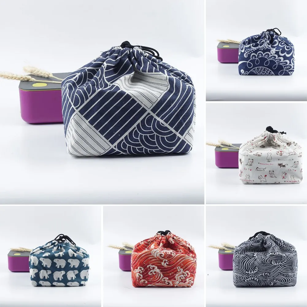 Portable Japanese Style Lunch Box Bag Lunch Bag Takeout Meal Bag Picnic Bag Leak-proof Bento Box Storage Bag Tie Line Tote Bag
Portable Japanese Style Lunch Box Bag Lunch Bag Takeout Meal Bag Picnic Bag Leak-proof Bento Box Storage Bag Tie Line Tote Bag