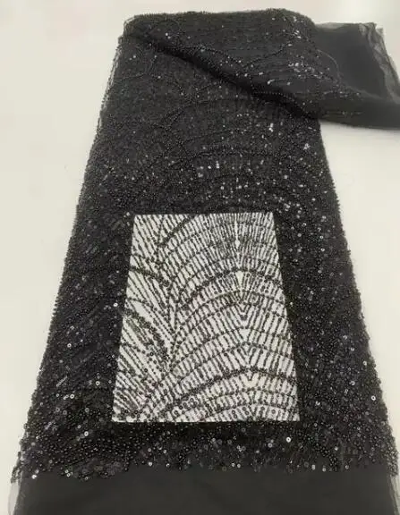 African Beaded Lace Fabric Wedding Fabrics for Women L-0 French Tulle Net Embroidery Fabric with Sequins
African Beaded Lace Fabric Wedding Fabrics for Women L-0 French Tulle Net Embroidery Fabric with Sequins