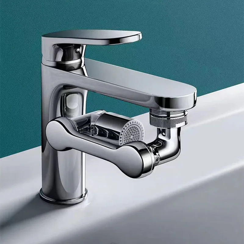 

Rotatable 1080 Faucet Aerator Universal Faucets Bubbler Nozzle Robotic Arm Extender Plastic Splash Filter For Kitchen Bathroom