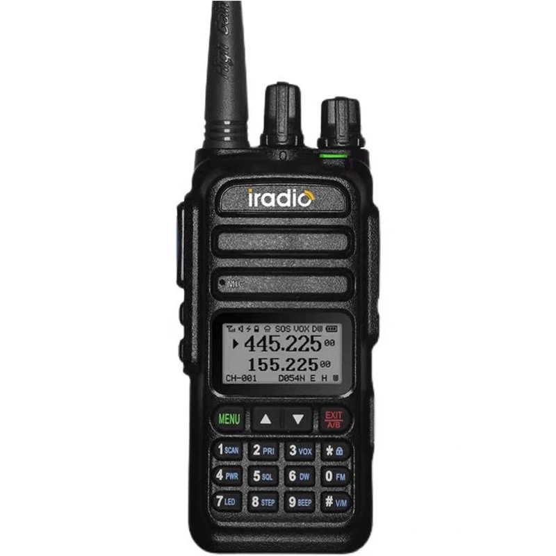 

iradio New UV-83 NOAA Weather Channel 6 Bands Amateur Ham Two Way Radio 128CH Walkie Talkie Air Band Color Police Scanner Marine