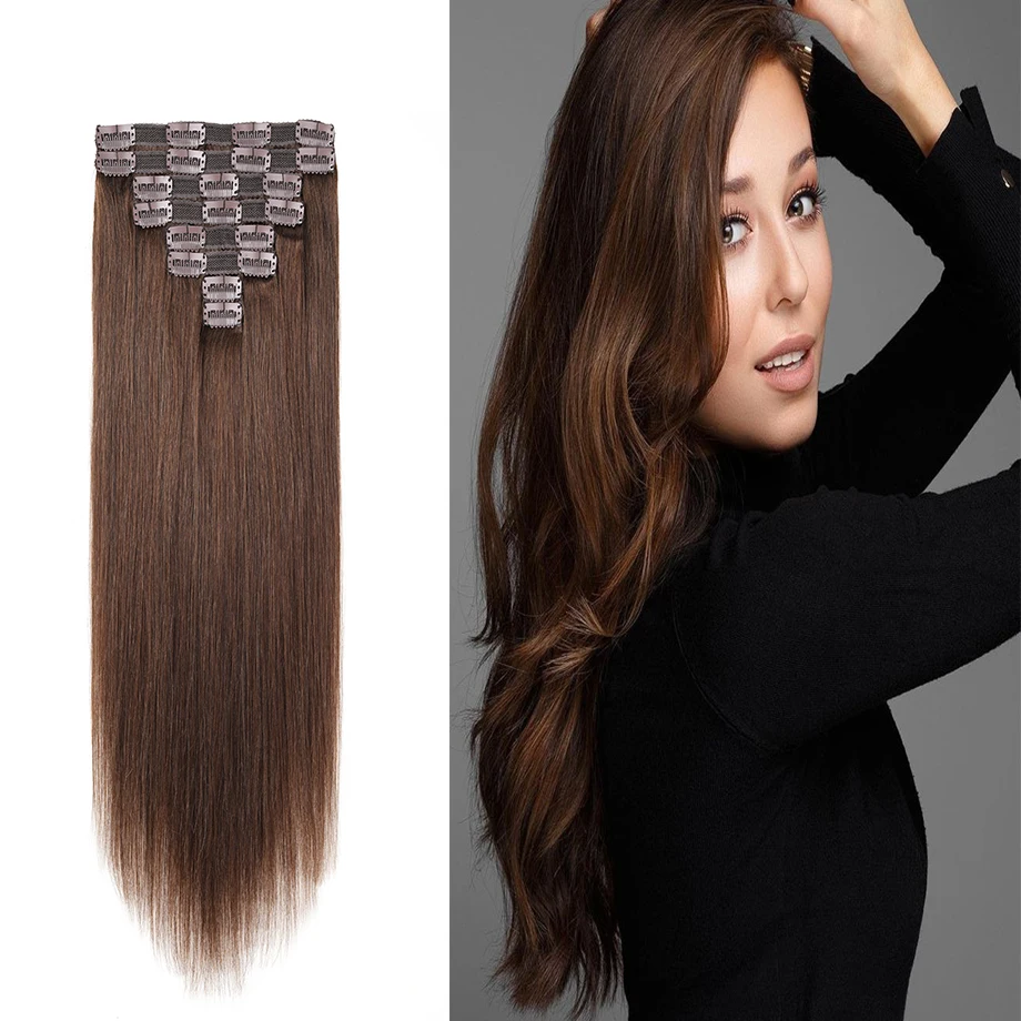 Clip in Human Hair Extension Remy Human Hair Straight Natural 100% Real Hair For Beauty Women Salon Aesthetics 8pcs/set 120g
Clip in Human Hair Extension Remy Human Hair Straight Natural 100% Real Hair For Beauty Women Salon Aesthetics 8pcs/set 120g