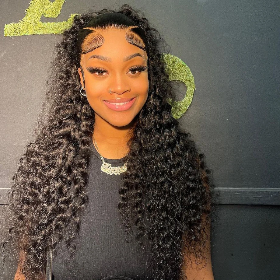 Парик из человеческих волос с кудрявыми кружевами, 13x4, Hd, предварительно выщипанные волнистые парики для черных женщин, фронтальный парик с глубокими волнами, человеческие волосы
Парик из человеческих волос с кудрявыми кружевами, 13x4, Hd, предварительно выщипанные волнистые парики для черных женщин, фронтальный парик с глубокими волнами, человеческие волосы