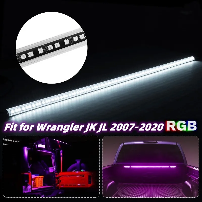 Car RGB Glass Tailgate Light Bar Automobile Atmosphere Lamp Remote Control LED Decorative Light Fit for Wrangler JK JL 2007-2020
Car RGB Glass Tailgate Light Bar Automobile Atmosphere Lamp Remote Control LED Decorative Light Fit for Wrangler JK JL 2007-2020