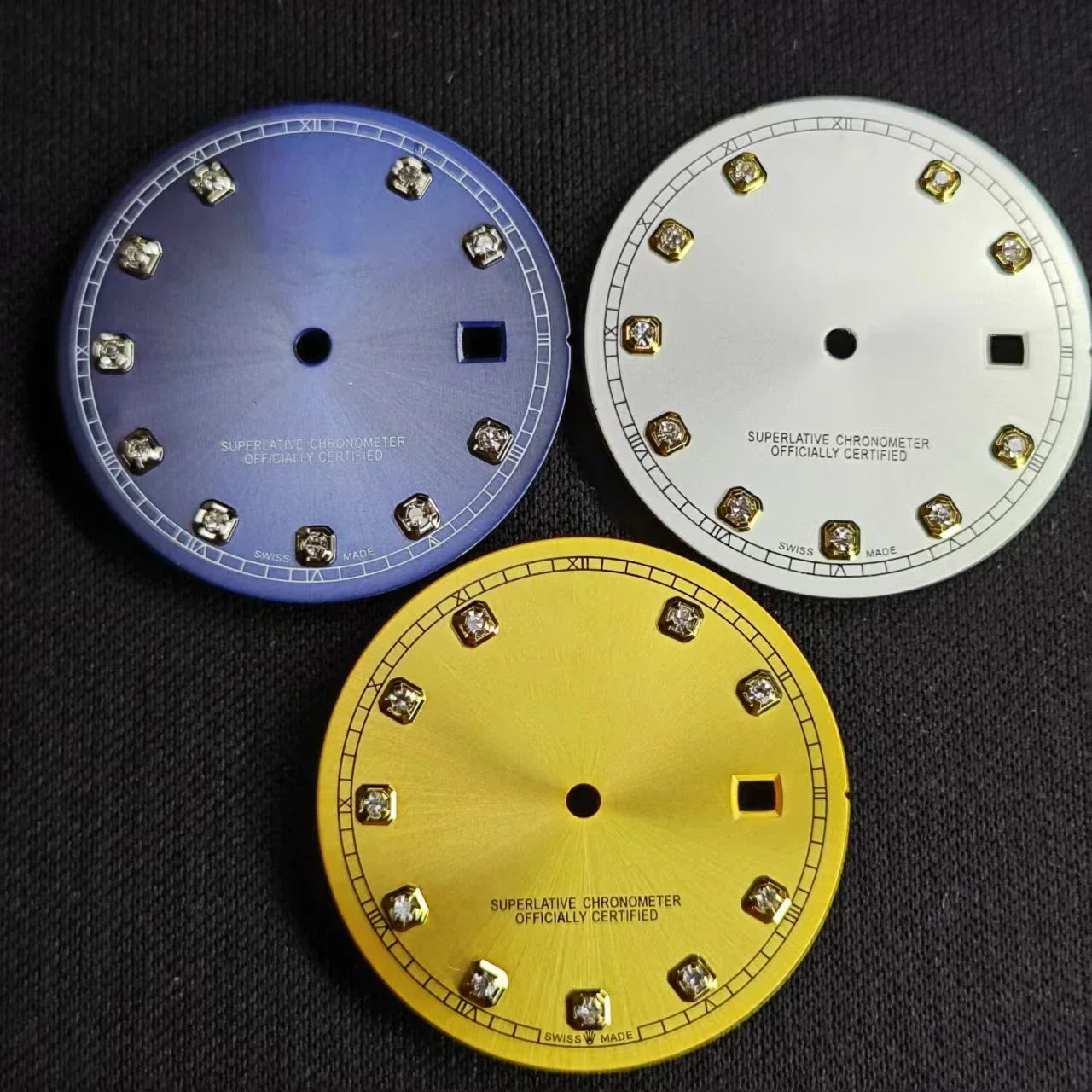31mm Log Watch Dial Diamonds Dial Modified Watch Part 2836 Surface Hands 8215 Dial with R-logo for ETA2824-2/2836 8215/8205/8200
31mm Log Watch Dial Diamonds Dial Modified Watch Part 2836 Surface Hands 8215 Dial with R-logo for ETA2824-2/2836 8215/8205/8200