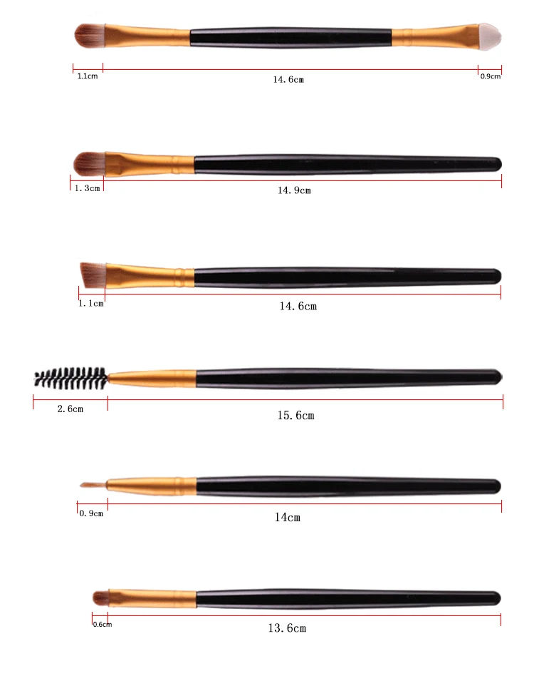 

Eye Makeup Brushes Set Eyeshadow Blending Brush Powder Foundation Eyes Eyebrow Lip Eyeliner Brush Cosmetic Tool