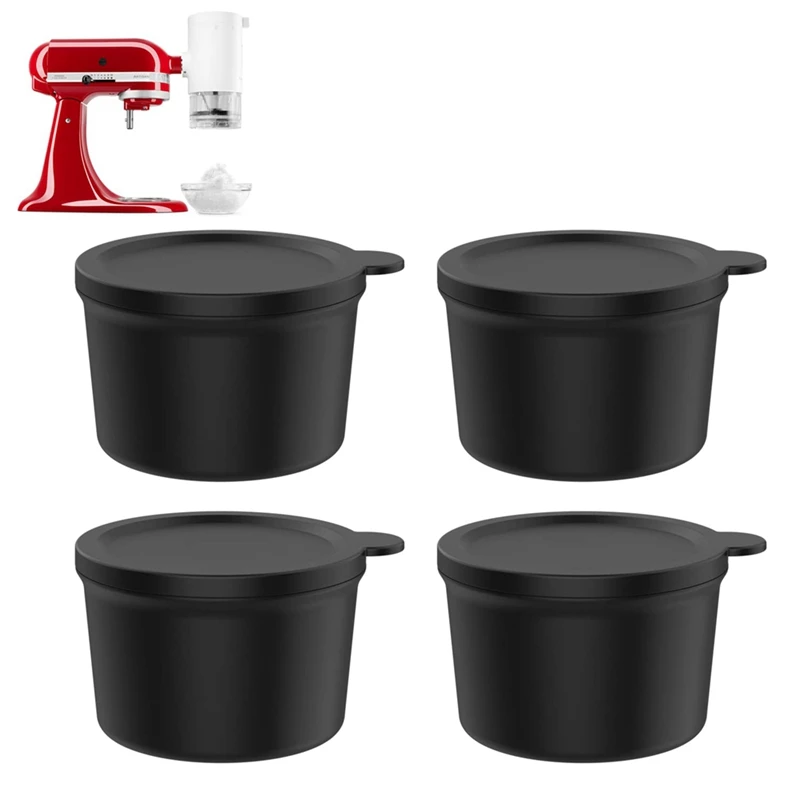 4Pcs Replacement Plastic Ice Mold And Lid For Kitchenaid Ice Shaver Attachment Ice Cream Storage
4Pcs Replacement Plastic Ice Mold And Lid For Kitchenaid Ice Shaver Attachment Ice Cream Storage