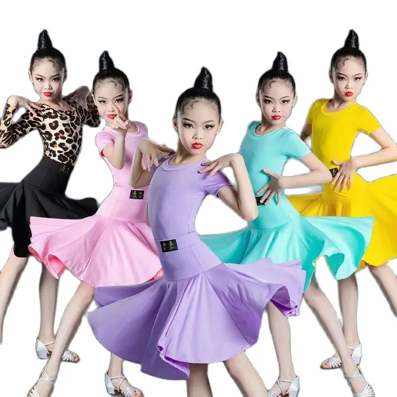 Children's Latin Dance Costume for Professional Competition; Girls' Large Swing Dress; New Children's Latin Training Performance
Children's Latin Dance Costume for Professional Competition; Girls' Large Swing Dress; New Children's Latin Training Performance