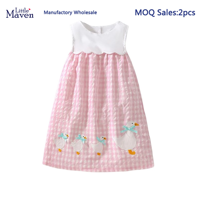 Little maven Manufactory Girls Whlesales Dress for 2 pieces Girls Sleeveless Dresses Summer Kids Elegant Beach Dress
Little maven Manufactory Girls Whlesales Dress for 2 pieces Girls Sleeveless Dresses Summer Kids Elegant Beach Dress