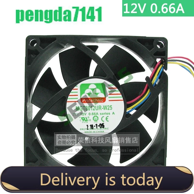 8025 80MM 80*80*25MM Comptuter CPU Cooling Fan Protechnic MGT8012UR-W25 Like Cooler Master FA08025M12LPA 12V 0.66A With 4pin
8025 80MM 80*80*25MM Comptuter CPU Cooling Fan Protechnic MGT8012UR-W25 Like Cooler Master FA08025M12LPA 12V 0.66A With 4pin