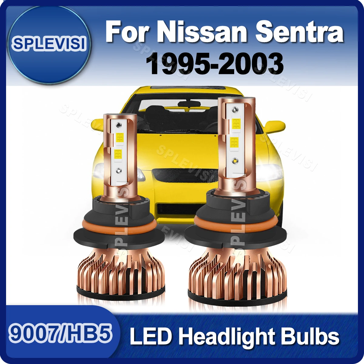 

LED Headlight 9007/HB5 For Nissan Sentra 1995 1996 1997 1998 1999 2000 2001 2002 2003 High Low Beam 9V-24V 30000LM