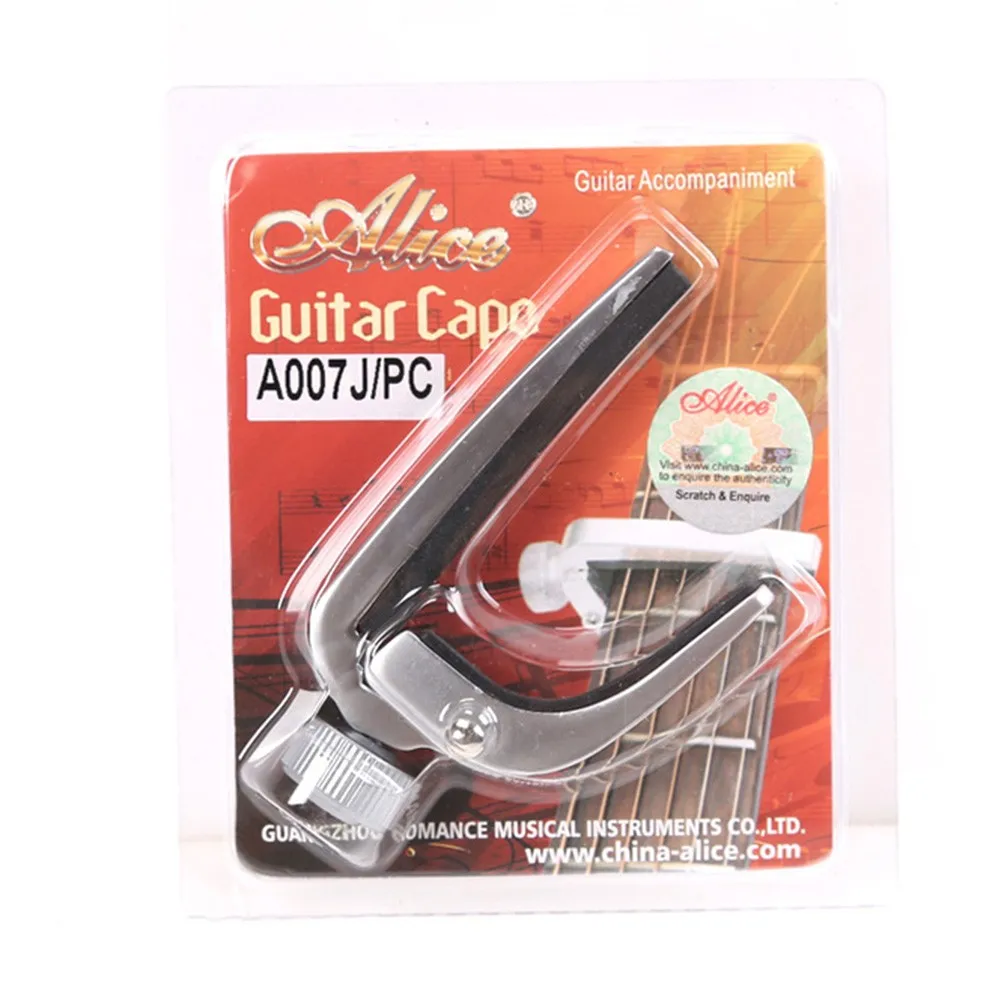 Alice Metal Capo Quick Change Tune Clamp Key Trigger Capo Acoustic Electric Guitar Capo High Quality Metal Material
Alice Metal Capo Quick Change Tune Clamp Key Trigger Capo Acoustic Electric Guitar Capo High Quality Metal Material