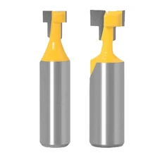 2 Pcs 1/2 Inch Shank Keyhole Grooving Router Bit Set, T-Slot Milling Cutter For Woodworking Power Tools
2 Pcs 1/2 Inch Shank Keyhole Grooving Router Bit Set, T-Slot Milling Cutter For Woodworking Power Tools