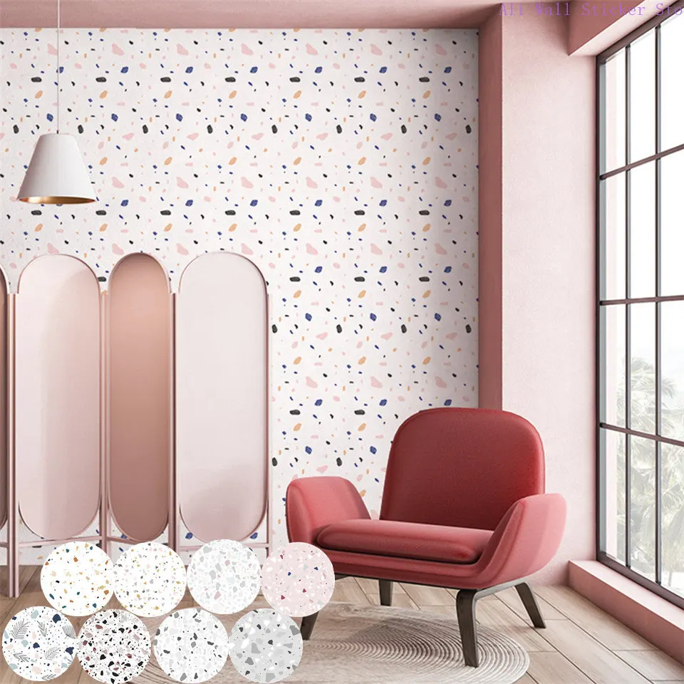 Colorful Terrazzo Wall Cover Paper Self Adhesive Removable Wall Stickers Living Room Bedroom Decoration Wallpaper DIY Home Decor
Colorful Terrazzo Wall Cover Paper Self Adhesive Removable Wall Stickers Living Room Bedroom Decoration Wallpaper DIY Home Decor