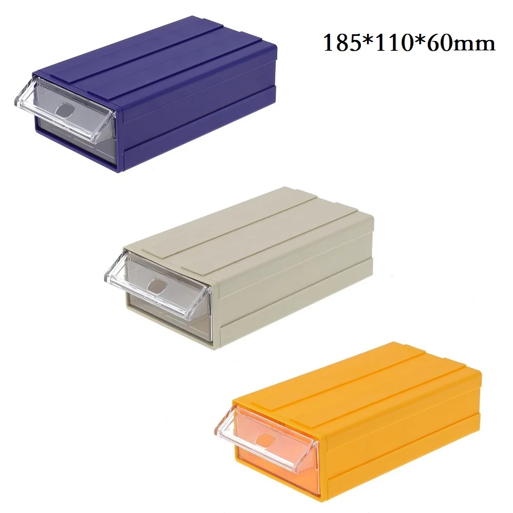 1PC 185x110x60mm Drill Storage Box Bit Organizer Stackable Plastic Hardware Parts Storage Boxes Component Screws Tool Box
1PC 185x110x60mm Drill Storage Box Bit Organizer Stackable Plastic Hardware Parts Storage Boxes Component Screws Tool Box
