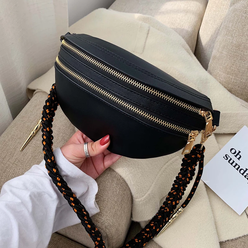 

Quality Fanny Pack Women's Waist Bags 2022 Luxury Brand Designed Crossbody Chest Bag Fashion Woven Strap Casual Shoulder Bags