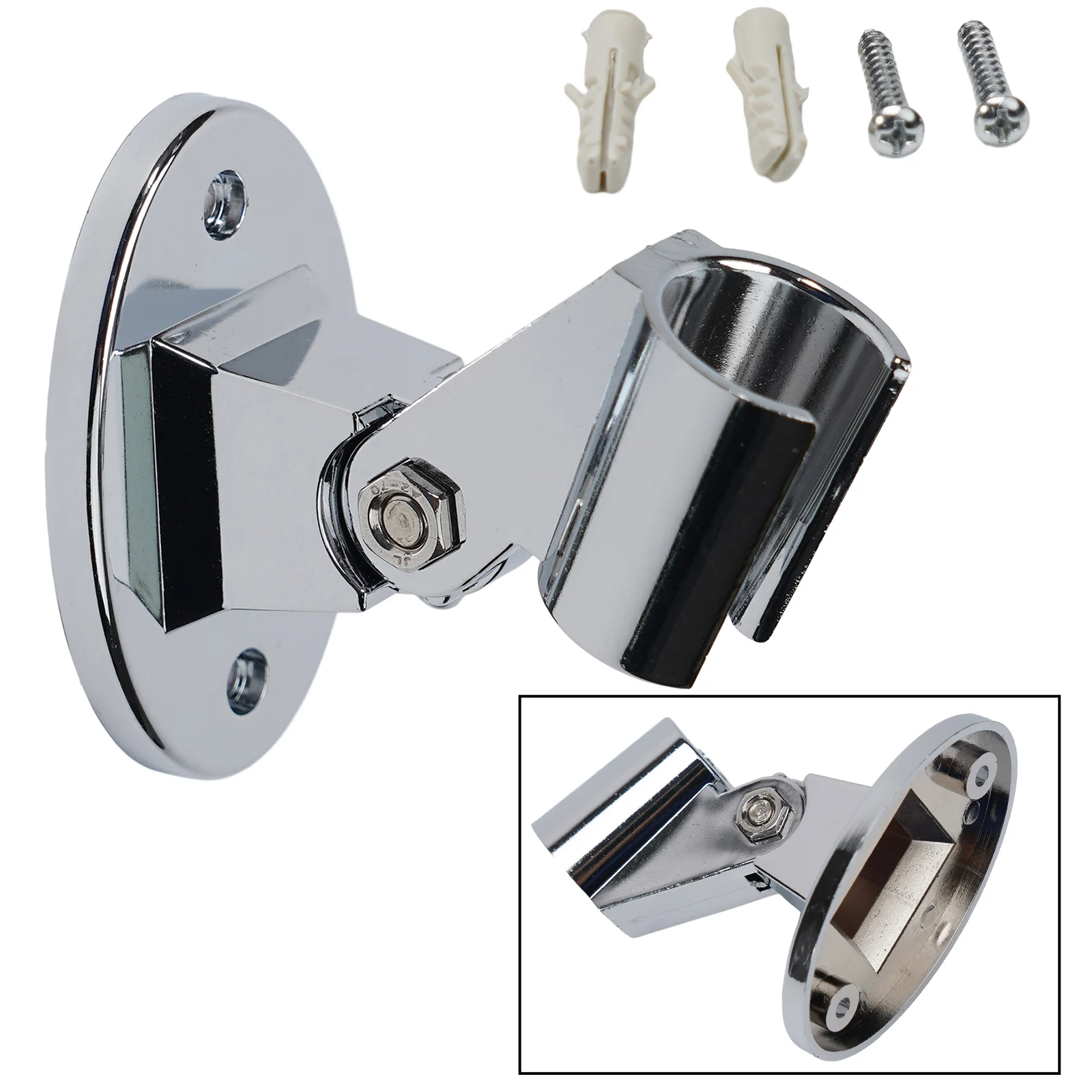 High Quality Hot Sale Shower Bracket Shower Holder 1PCS 7*5CM The Adjustable Function Wall Mount Design Chrome Finish
High Quality Hot Sale Shower Bracket Shower Holder 1PCS 7*5CM The Adjustable Function Wall Mount Design Chrome Finish